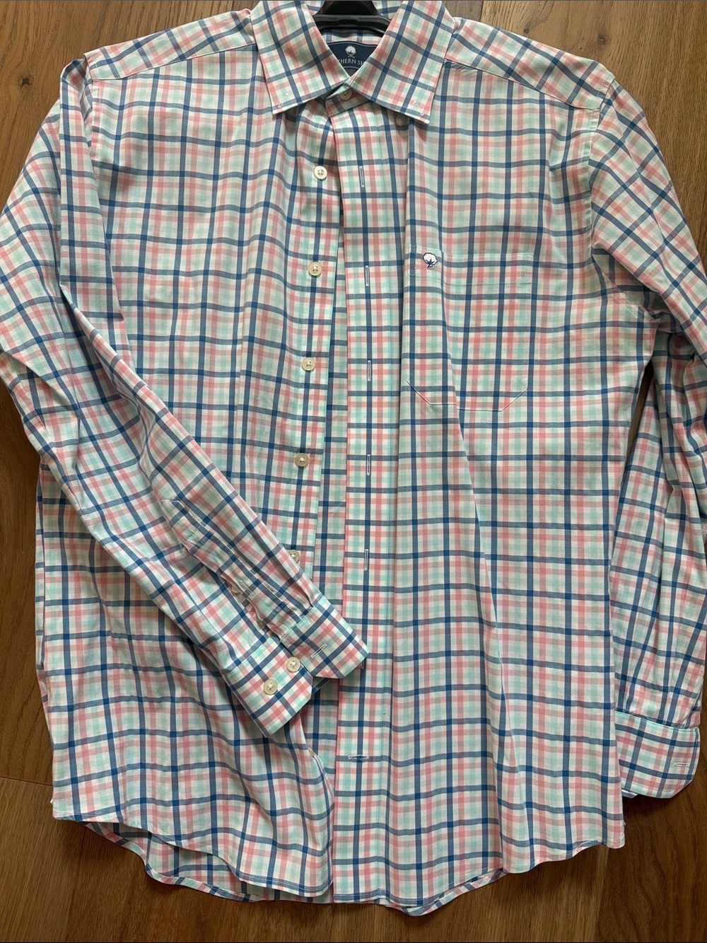 Men's Plaid Button-Down Shirt